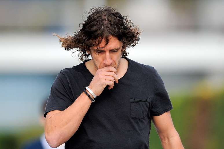 <p>Carles Puyol era assistente de Zubizarreta no Barcelona</p>