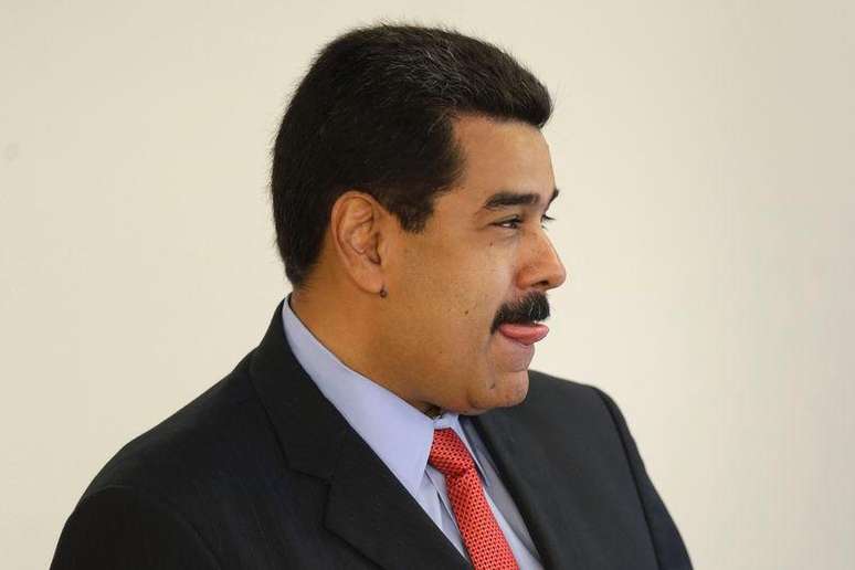 Presidente da Venezuela, Nicolás Maduro, durante encontro com a presidente Dilma Rousseff no Palácio do Planalto em Brasília. 02/01/2015