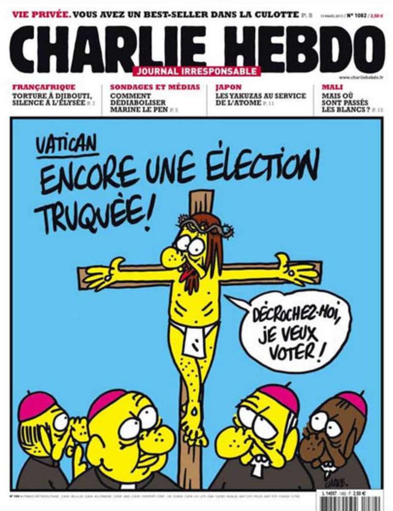 Jornal polêmico: relembre as charges do Charlie Hebdo