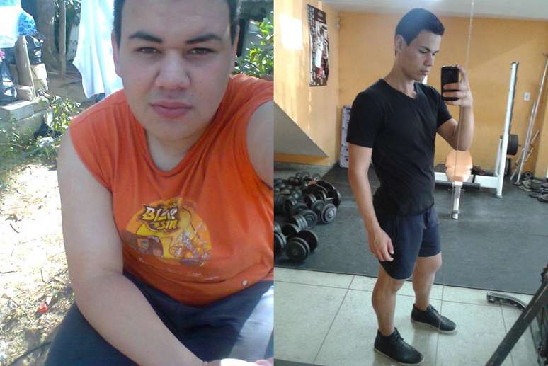 <p>Rafael emagreceu 53 quilos com reeducação alimentar e exercícios</p>