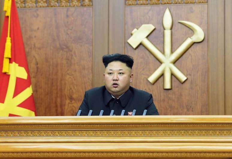 Líder da Coreia do Norte, Kim Jong Un, em foto de arquivo.