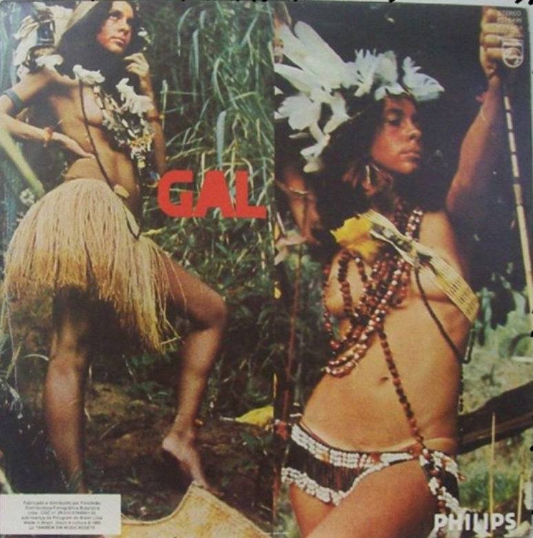 Gal Costa mostra capa de disco censurado 