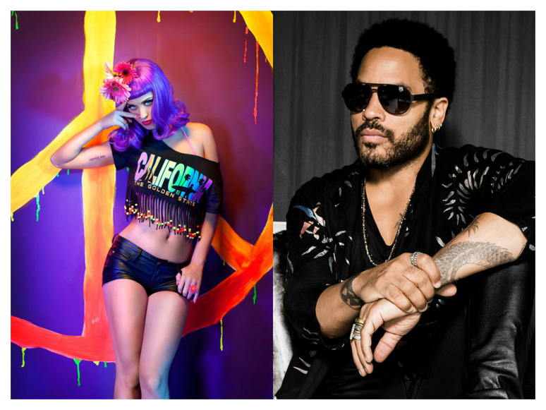 Katy Perry e Lenny Kravitz cantarão juntos no Super Bowl 