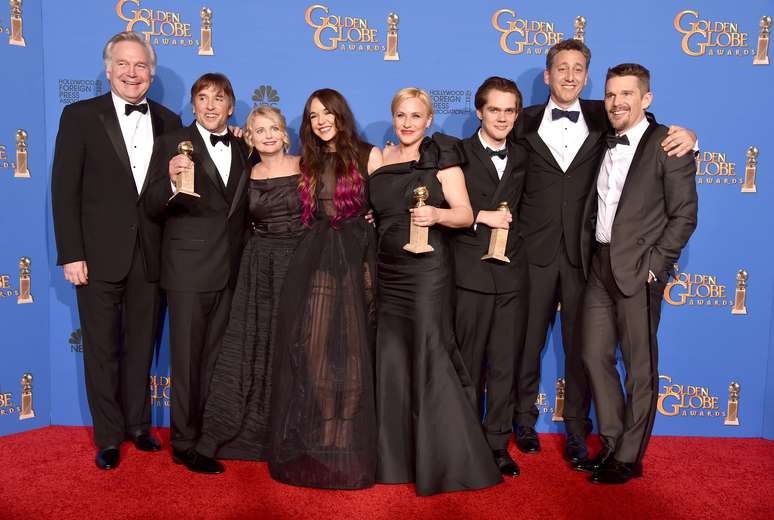 Elenco de 'Boyhood' posa para foto 