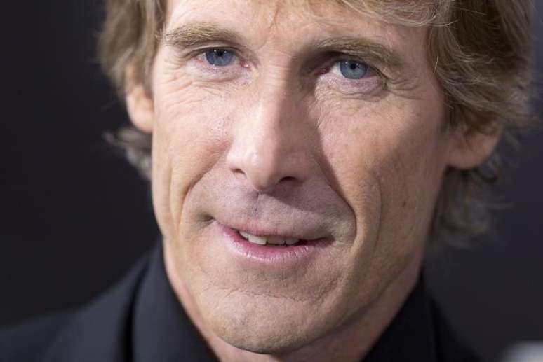 Diretor Michael Bay chega ao lançamento de "Transformers: a Era da Extinção” , em Nova York. 25/6/2014