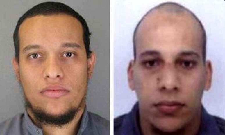 Os irmãos Kouachi, autores do atentado contra a redação da revista francesa Charlie Hebdo