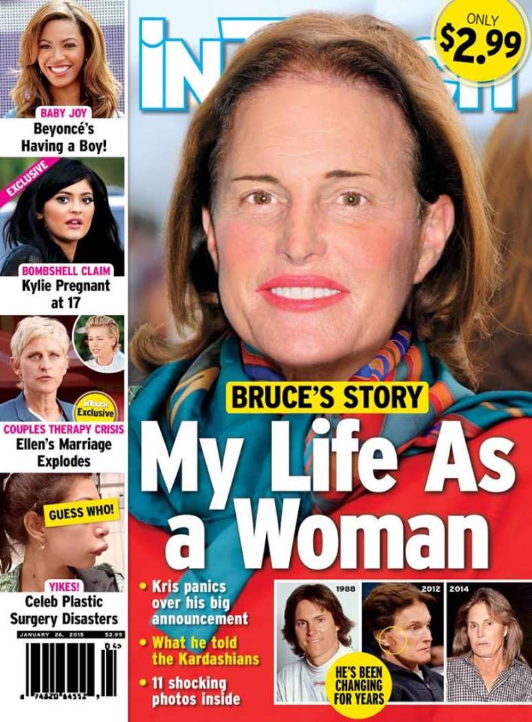Bruce Jenner aparece "como mulher" em capa de revista 