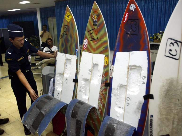 Rodrigo Gularte foi flagrado com 6kg de cocaína escondidos em pranchas de surfe