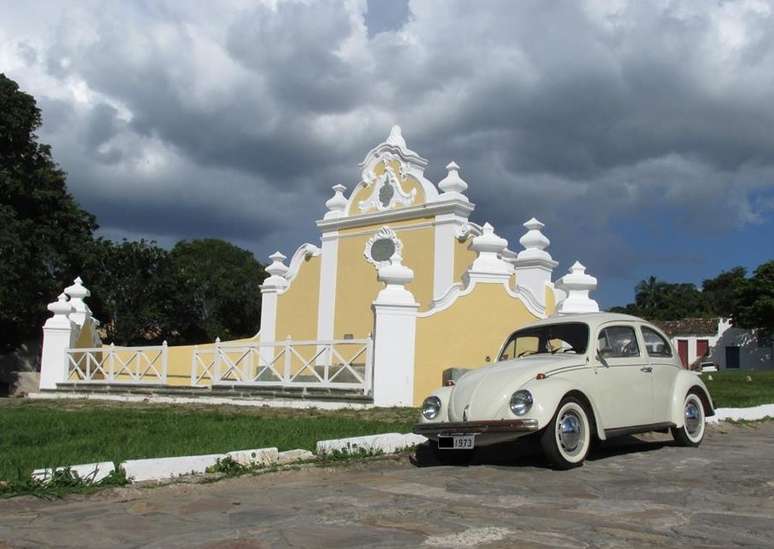 Fusca de Machado é retratado na Cidade de Goiás