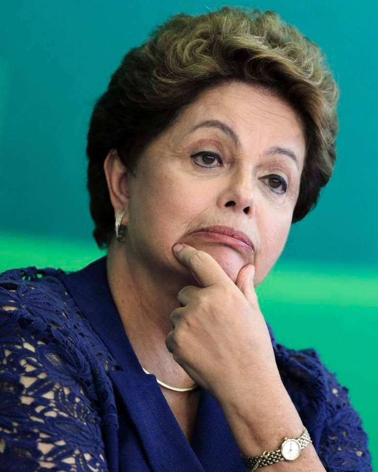 Presidente Dilma Rousseff durante café da manhã com jornalistas no Palácio do Planalto. 22/12/2014.