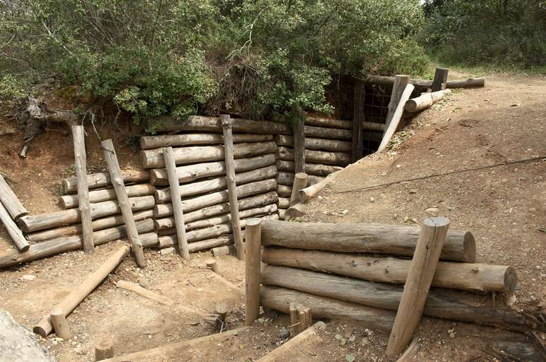 Trincheiras restauradas em Galípoli mostram um pouco da história da 1ª Guerra Mundial