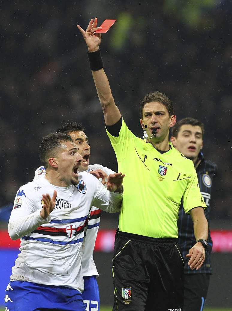Sampdoria teve dois jogadores expulsos