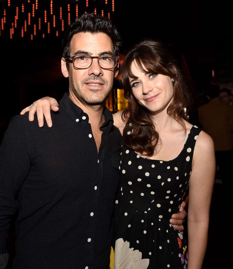 Zooey Deschanel e o noivo, o produtor Jacob Pechenik