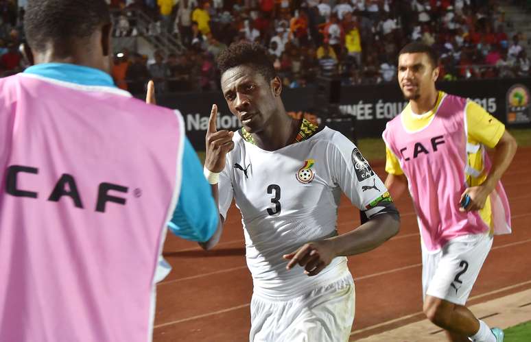 Gyan fez o gol da vitória da Gana sobre a Argélia