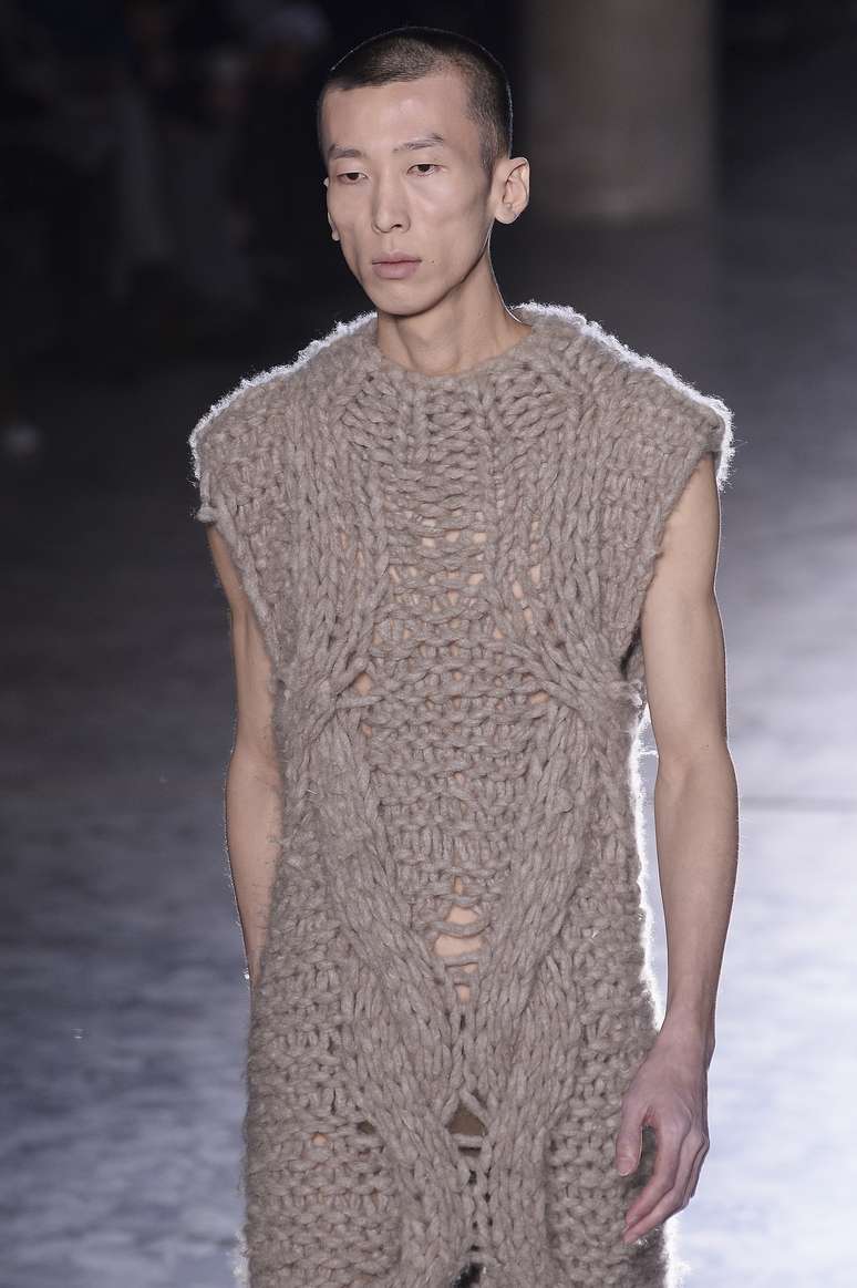 Desfile de Rick Owens na semana de moda masculina de Paris