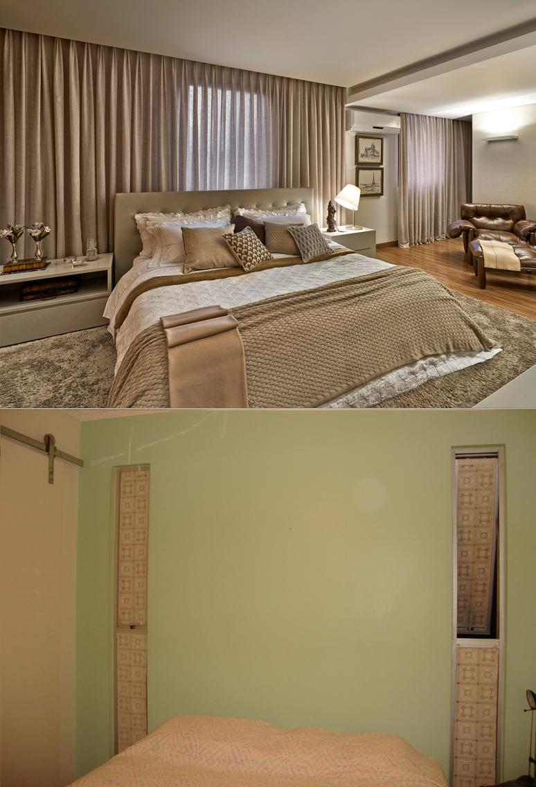 <p>Uma ideia para Neiva s&atilde;o as cortinas usadas na imagem do quarto de casal</p>