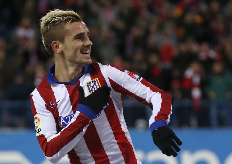 Griezmann comemora seus gols pelo Atlético