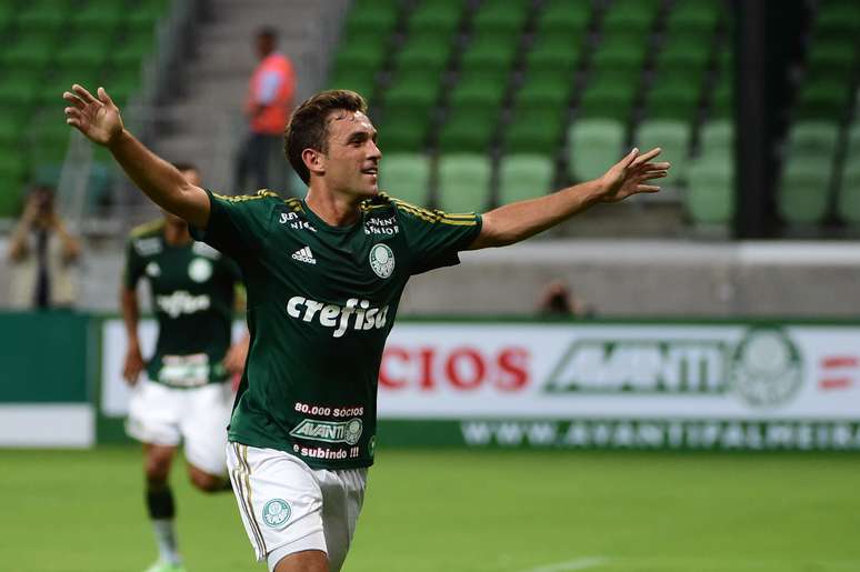 <p>Allione fez o seu primeiro gol pelo Palmeiras no último fim de semana</p>