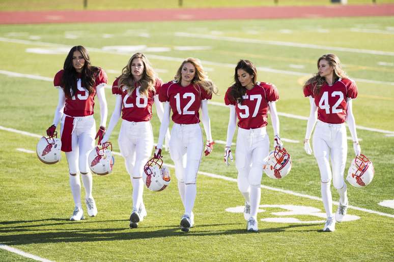 Adriana Lima, Behati Prinsloo, Doutzen Kroes, Lily Aldridge e Candice Swanepoel formam o time da Victoria's Secret