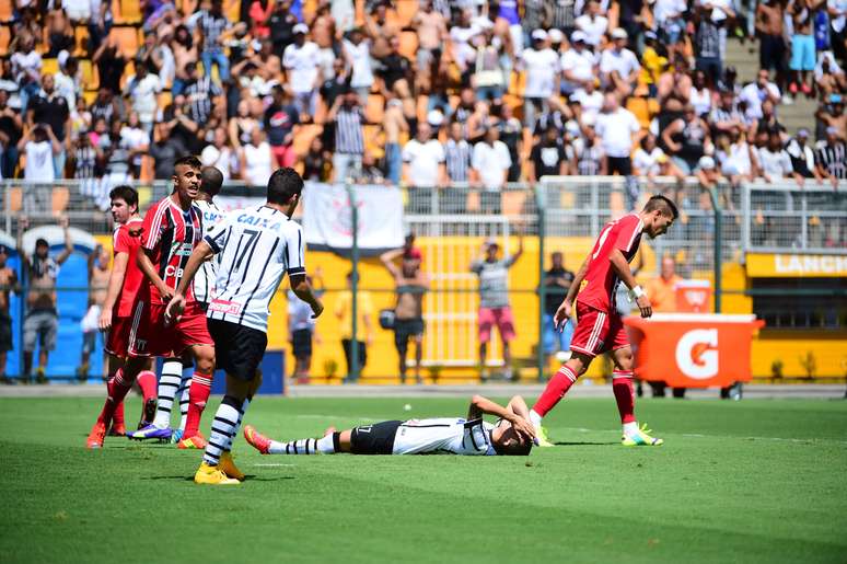 <p>Corinthians perdeu várias chances de gol, principalmente no segundo tempo</p>