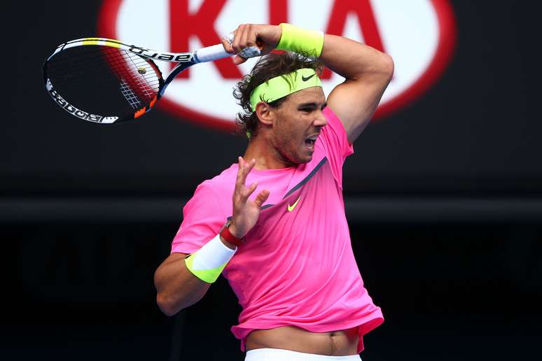 Nadal superou a força de Anderson e avançou às quartas de final em Melbourne