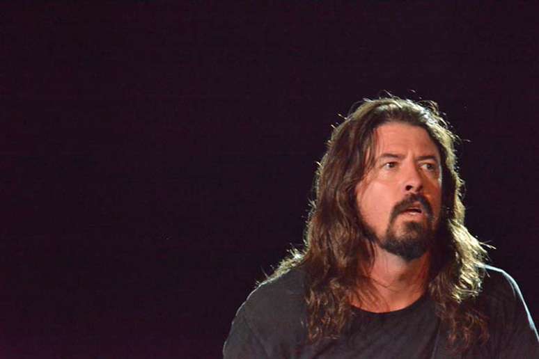 Dave Grohl se apresenta com o  Foo Fighters no Maracanã, no Rio de Janeiro