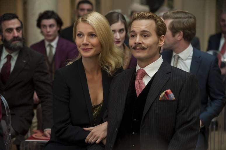 <p>Gwyneth Paltrow e Johnny Depp em <em>Mortdecai</em></p>