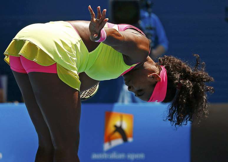 Serena Williams cedeu apenas quatro games contra Cibulkova