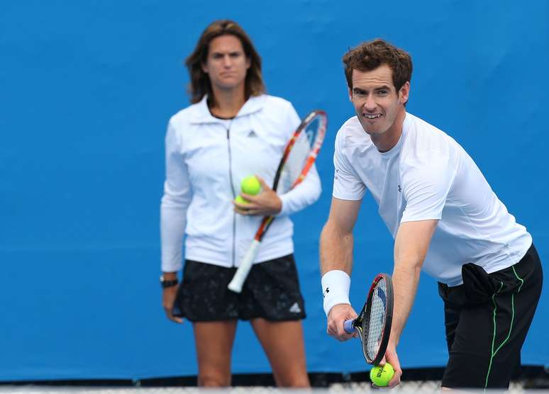 <p>Andy Murray foi criticado por ser treinado por uma mulher: Amelie Mauresmo</p>