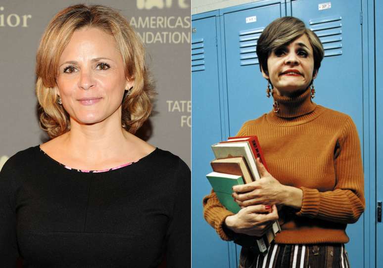 Em seu papel mais famoso, na série 'Strangers With Candy', a atriz Amy Sedaris ganhou um cabelo curto e grisalho, uma dentadura e ainda adotou uma expressão que a deixava com uma aparência de 20 anos mais velha.