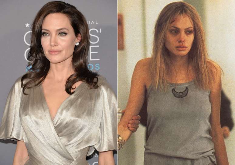 Também em 'Garota Interrompida', Angelina Jolie fez uma de suas únicas transformações para um papel. Como Lisa Rowe, ela ganhou olheiras escuras, marcas nos braços e um cabelo loiro desgrenhado.