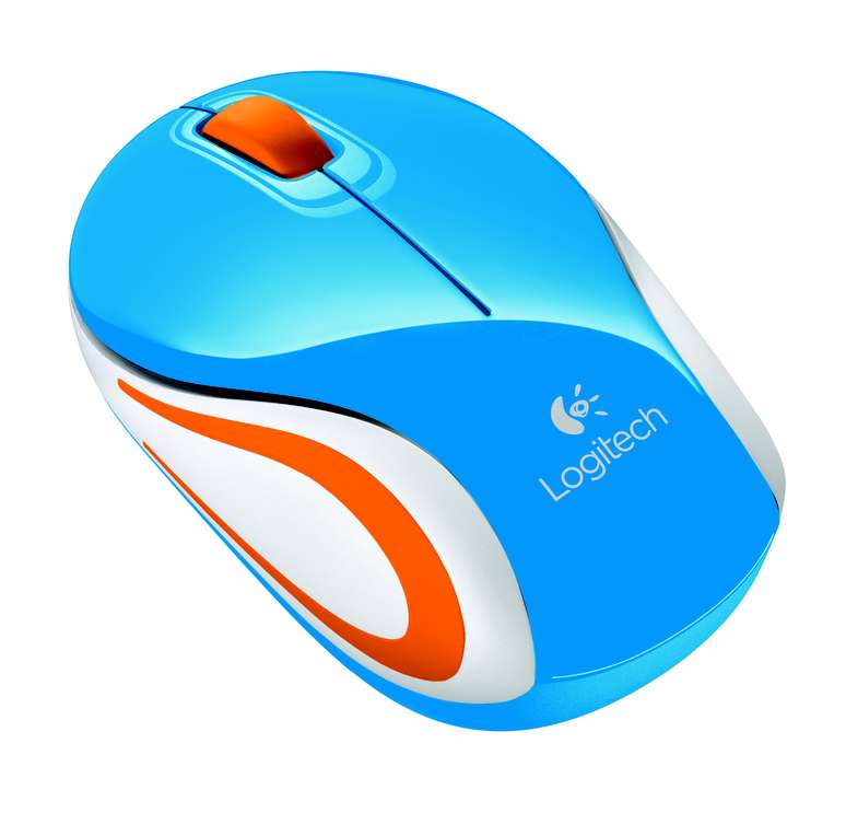 Mini Mouse M187 Wireless tem tamanho compat&iacute;vel com m&atilde;os de crian&ccedil;as