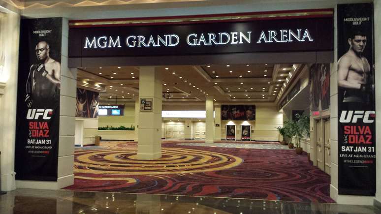 <p>MGM Grand Garden Arena recebe UFC 183 neste sábado</p>