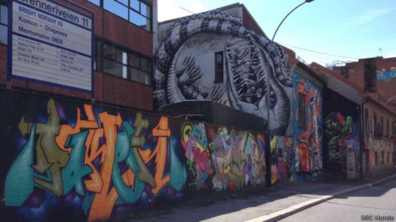 A capital da Noruega, Oslo, tem uma vibrante cultura urbana