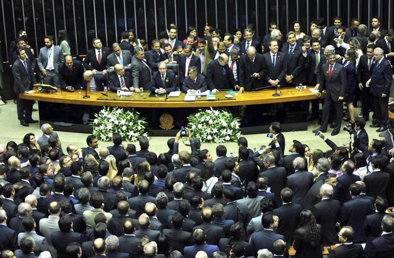 Eduardo Cunha foi eleito para presidir a Câmara dos Deputados pelos próximos dois anos