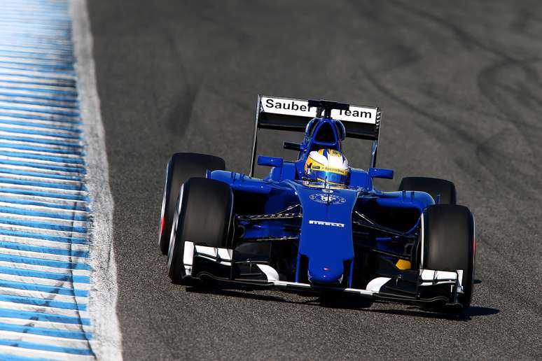 <p>Renovada Sauber ficou na segunda posição com Ericsson</p>