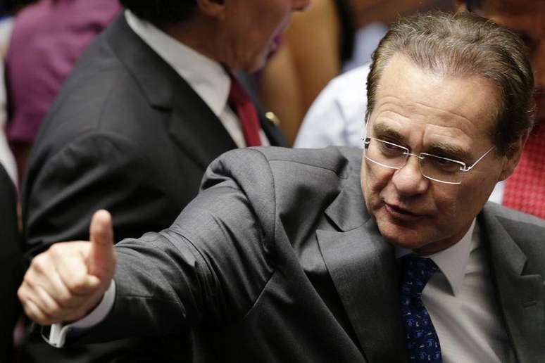 <p>Senador Renan Calheiros (PMDB-AL), reeleito presidente do Senado</p>