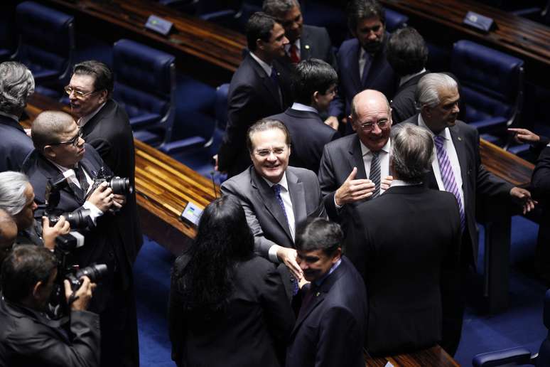 Renan ocupa a presidência desde 2013 e elegeu-se com o apoio da bancada do PT