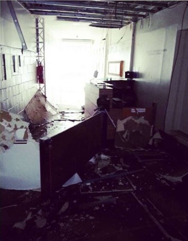 Academia foi alagada e quebrou diversos equipamentos