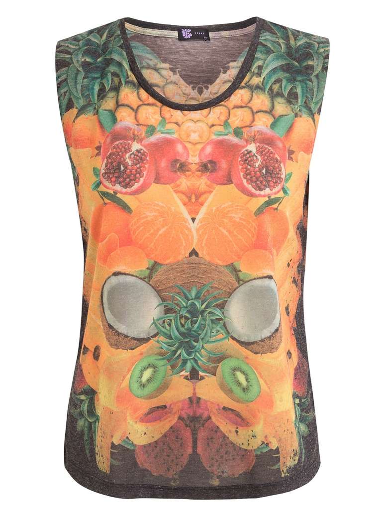 Sugest&atilde;o estampada da Pop Up Store. Pre&ccedil;o: R$ 64. Informa&ccedil;&otilde;es: (11) 3059-4039