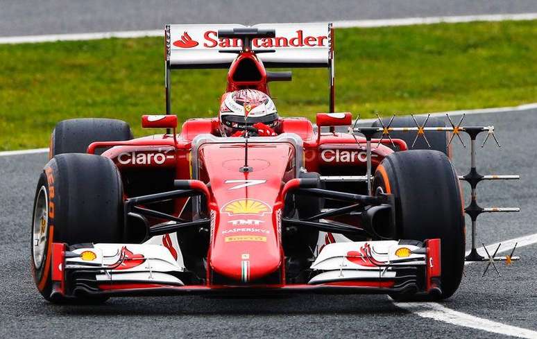 Ferrari testa carro com Raikkonen em Jerez. 03/02/2015.