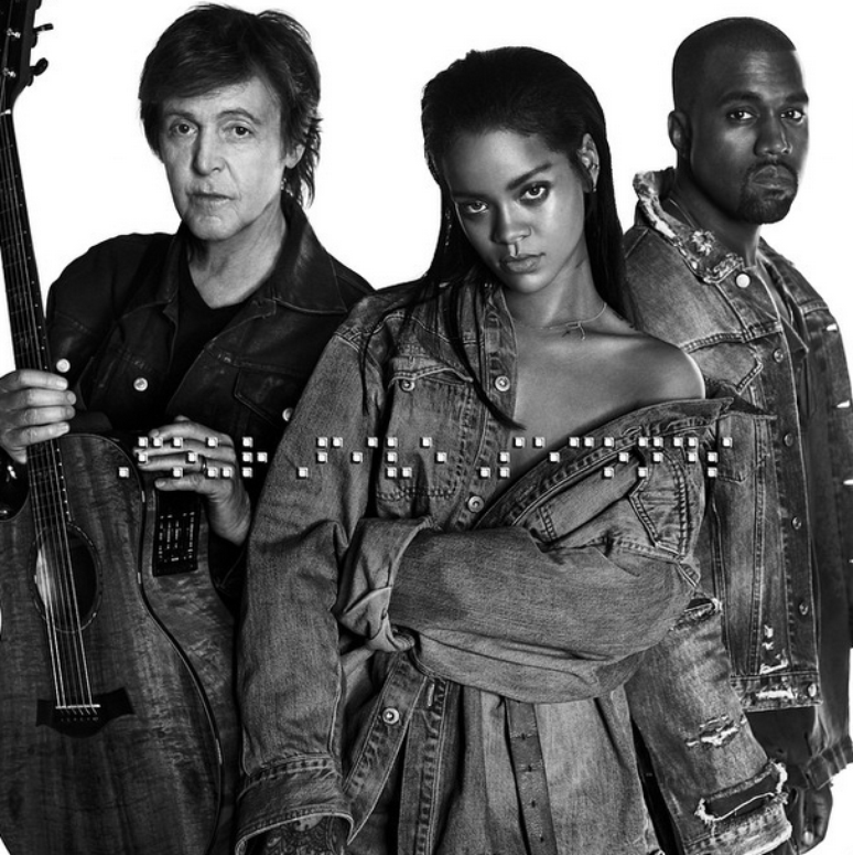 Paul McCartney, Rihanna e Kanye West se juntaram para nova canção 