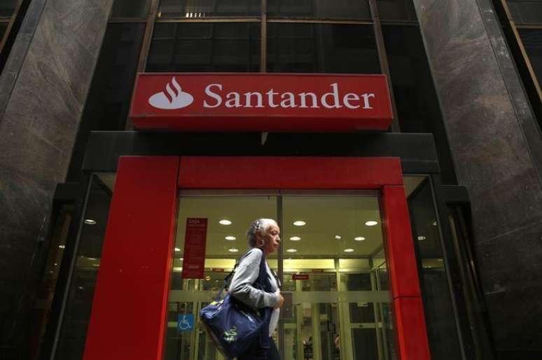 Agência do Banco Santander no centro do Rio de Janeiro