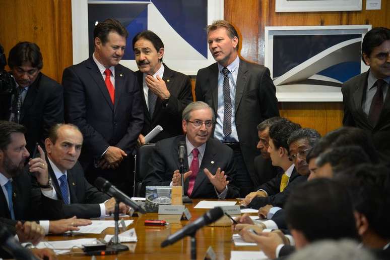 Reunião de líderes da Câmara dos Deputados nesta quarta-feira