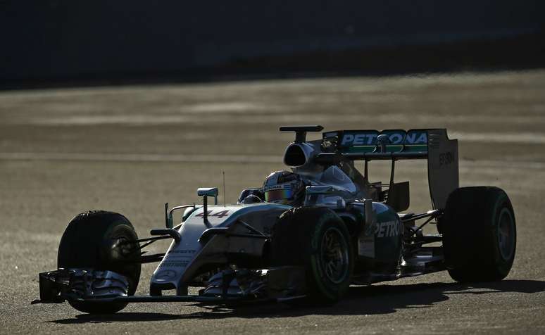 Hamilton foi o piloto que mais rodou nesta quarta em Jerez de la Frontera