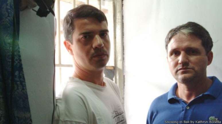 <p>Rodrigo (à esquerda) e Marco Archer, o primeiro brasileiro a ser executado no exterior</p>