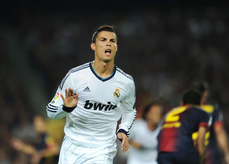 <p>Cristiano Ronaldo e a comemora&ccedil;&atilde;o &quot;pol&ecirc;mica&quot;</p>