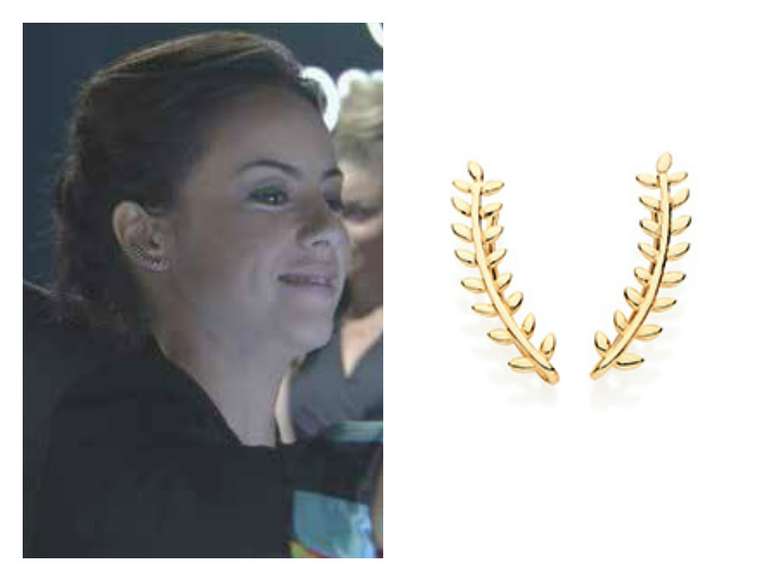 Em quinto lugar, Maria Clara (Andreia Horta), de Império, com ear cuff (código:  525144). É da coleção Império por Rommanel. Preço: R$ 69,40. Informações: (11) 2076-0765