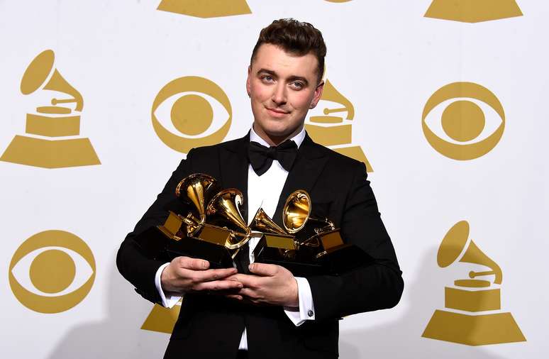 <p>Sam Smith levou para casa quatro prêmios Grammy 2015</p>