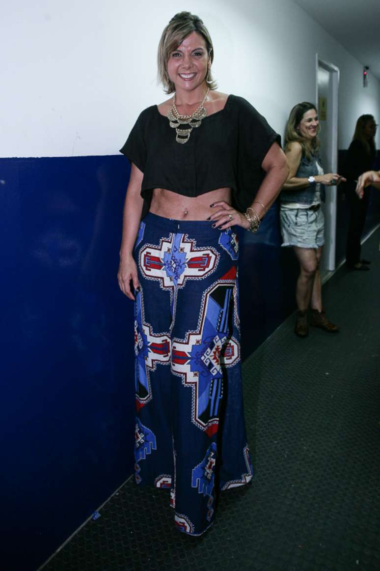 A ex-dan&ccedil;arina do &Eacute; o Tchan mostrou boa forma